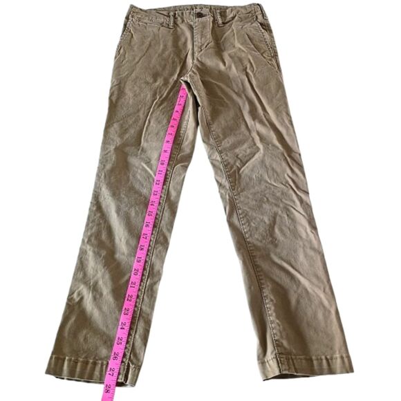 American Eagle Flex Khaki Dress Pants Slim 28x30 - Picture 3 of 11